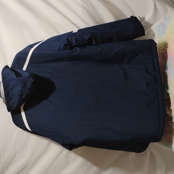 RARE! NWOT ADIDAS Notre Dame Climaproof Winter Vintage Coat Velcro/Zip Sz.L - Picture 7 of 15